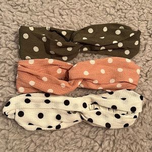 Set of 3 cloth headbands